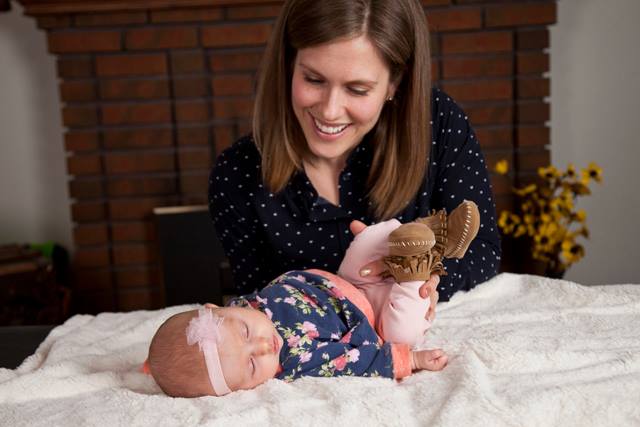 Osteopathic Treatment with infant